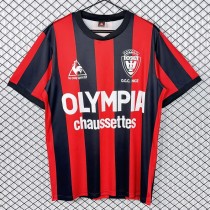 1977 OGC Nice Home Red Retro Soccer jersey