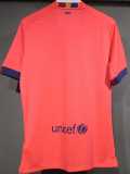 [PLAYER] 2014/15 BAR Away Pink Retro Player Soccer jersey