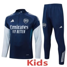 2025/26 ASN Dark Blue Kids Half Pull Tracksuit