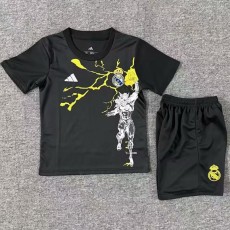 2025/26 R MAD Black Kids Training Shorts Suit