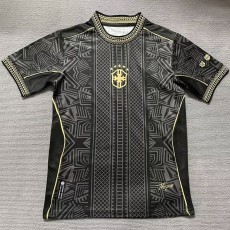 2025 Brazil Black Training Shirts