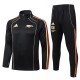 2025/26 ASN Black Half Pull Tracksuit