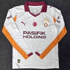 2025/26 Galatasaray SK Away White Fans Long Sleeve Soccer jersey