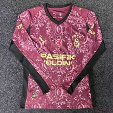 2025/26 Galatasaray SK 3RD Purple Fans Long Sleeve Soccer jersey