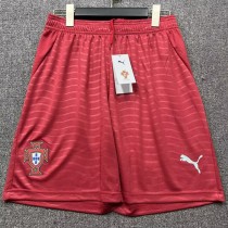 2026 Portugal Home Red Fans Soccer Shorts