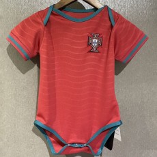 2026 Portugal Home Crimson Baby Jersey