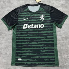 2025/26 Sporting Lisbon Special Edition Green 圣诞版 Fans Soccer jersey