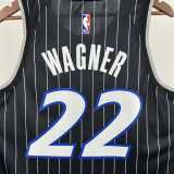 2025/26 MAGIC WAGNER #22 Black NBA Jerseys