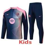 2025/26 BAR Pink Kids Half Pull Tracksuit