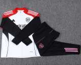 2025/26 ASN White Kids Half Pull Tracksuit