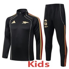 2025/26 ASN Black Kids Half Pull Tracksuit