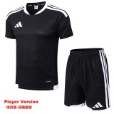 2025/26 Black Player Training Shorts Suit