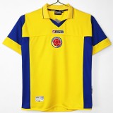 2003/05 Colombia Home Yellow Retro Soccer jersey