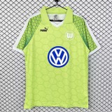 1997/98 Wolfsburg Home Aqua Retro Soccer jersey