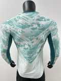 [PLAYER] 2026 Portugal Away Aqua Player Long Sleeve Soccer jersey