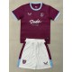 2025/26 Burnley Home Crimson Fans Kids Soccer jersey