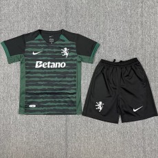 2025/26 Sporting Lisbon Special Edition Green 圣诞版 Fans Kids Soccer jersey