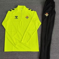 2025/26 Real Betis Aqua Half Pull Tracksuit