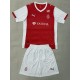 2025/26 Stade de Reims Home Red Fans Kids Soccer jersey