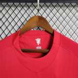 2007/08 Man Utd Home Red Retro Soccer jersey