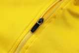 2025 Brazil Yellow Half Pull Tracksuit
