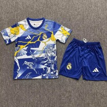 2025/26 R MAD Blue Kids Training Shorts Suit