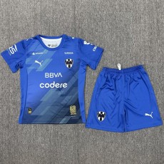 2025/26 CF Monterrey 3RD Blue Fans Kids Soccer jersey