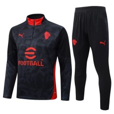2025/26 ACM Black Half Pull Tracksuit