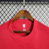 2007/08 Man Utd Home Red Retro Soccer jersey
