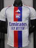 [PLAYER] 2025/26 Lyon Home White Player Soccer jersey