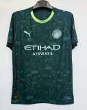 2025/26 Man City 4RD Green Fans Soccer jersey