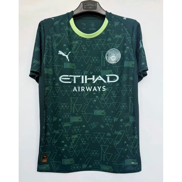 2025/26 Man City 4RD Green Fans Soccer jersey