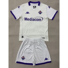 2025/26 Fiorentina Away White Fans Kids Soccer jersey