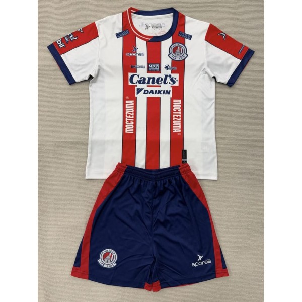 2025/26 Atlético San Luis Home White Fans Kids Soccer jersey
