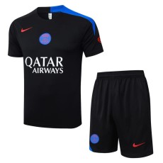 2025/26 PSG Black Training Shorts Suit