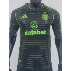 [PLAYER] 2025/26 Celtic Away Black Player Soccer jersey
