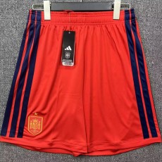 2026 Spain Home Red Fans Soccer Shorts