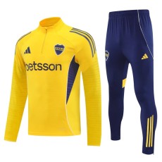2025/26 Boca Juniors Yellow Half Pull Tracksuit