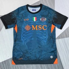 2025/26 Napoli Halloween blue Fans Soccer jersey