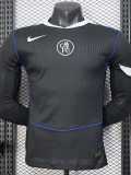 [PLAYER] 2025/26 CHE 3RD Black Player Long Sleeve Soccer jersey