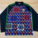 1990 Argentina Goalkeeper Royal blue Blue Retro Long Sleeve Soccer jersey