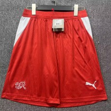 2026 Switzerland Home Red Fans Soccer Shorts