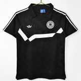 1988/89 Germany Away Black Retro Soccer jersey