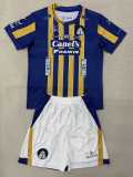2025/26 Atlético San Luis Away Dark Blue Fans Kids Soccer jersey