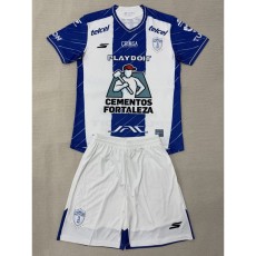 2025/26 Pachuca Club Home White Fans Kids Soccer jersey