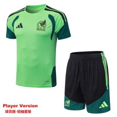 2026 Mexico Aqua Player Training Shorts Suit