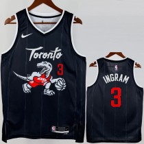 2025/26 RAPTORS INGRAM #3 Black NBA Jerseys