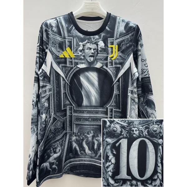2025/26 JUV Special Edition Gray Fans Long Sleeve Soccer jersey
