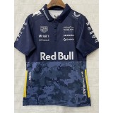 2025 Red Bull F1 Dark Blue Polo Racing Suit