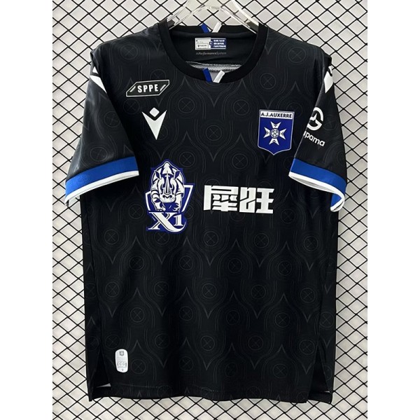 2025/26 AJ Auxerre Away Black Fans Soccer jersey